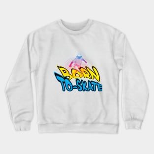 Skateboard Design, multi color design Crewneck Sweatshirt